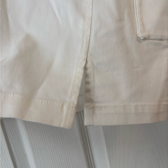Juicy Couture White Zippered cargo skirt with belt size extra large - Picture 4 of 9